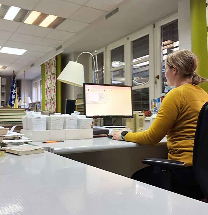 Program za biblioteku u prostoru u kojem je nastao